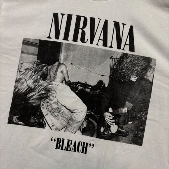 Nirvana Bleach Album Grunge Band T-Shirt Size Extra Large - Picture 4 of 4